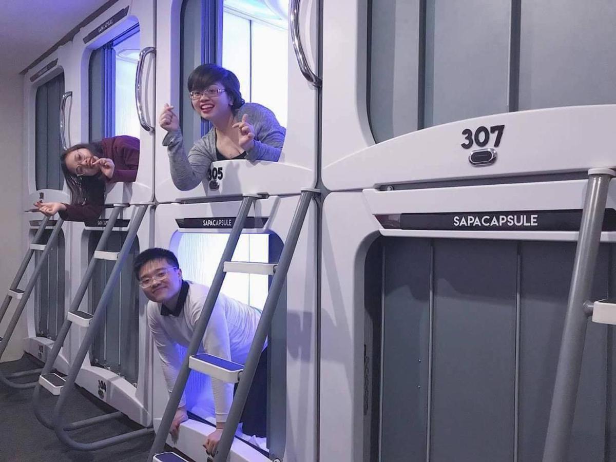 Sapa Capsule Hotel Exteriör bild
